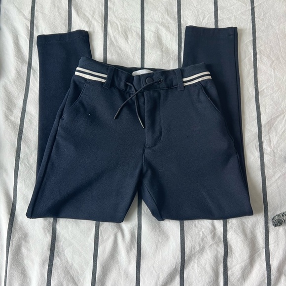 Zara Ribbed Pants with Adjustable Waist - Picture 6 of 8